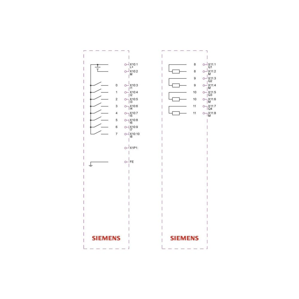 Siemens LOGO! 24 CE Logikmodul mit Display 8DE 4AE 4DA 24V DC 90x71,5x60mm 6E... SIEMENS-6ED10521CC080BA2 4034106034498 (Abb. 4)