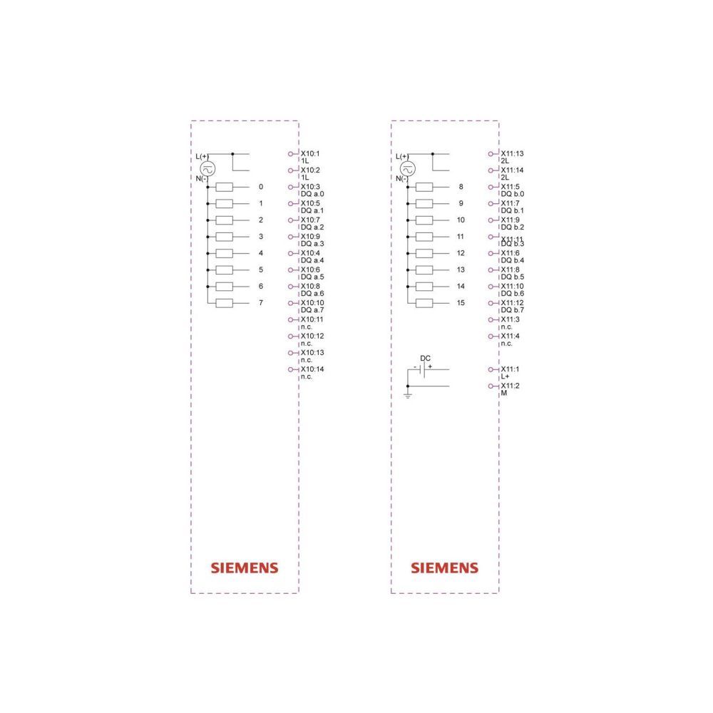 Siemens SIMATIC S7-1200 SM 1222 Digitalausgabemodul 16 Relais 2A 125x30x100mm... SIEMENS-6ES72225HH500XB0 4047623417361 (Abb. 3)