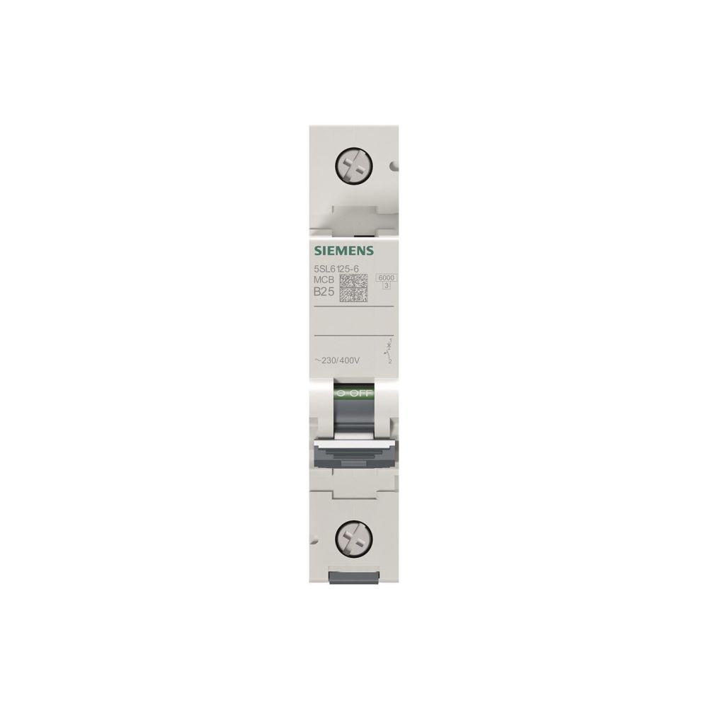 Siemens Leitungsschutzschalter 5SL6 1-polig B 25A 6kA 1TE 5SL6125-6... SIEMENS-5SL61256 4001869388328 (Abb. 3)