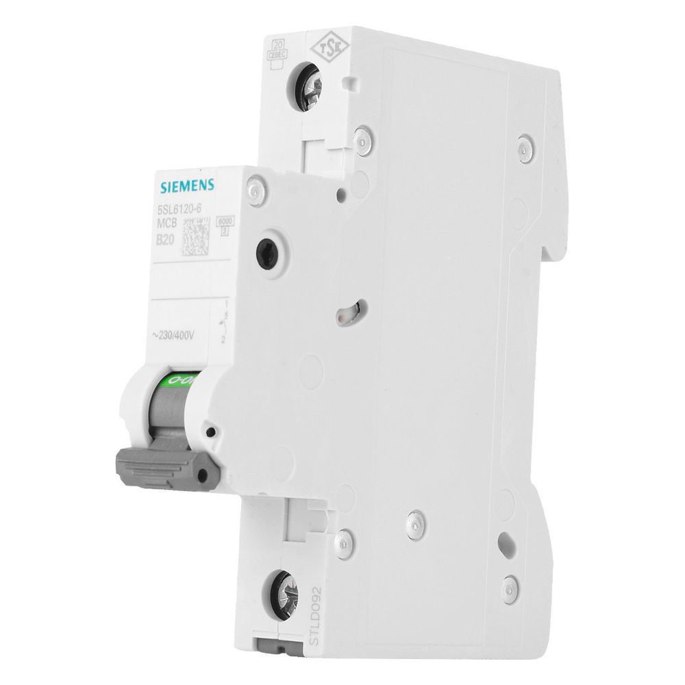 Siemens Leitungsschutzschalter 5SL6120-6 1-polig B 20A 6kA 1TE... SIEMENS-5SL61206 4001869388311 (Abb. 13)