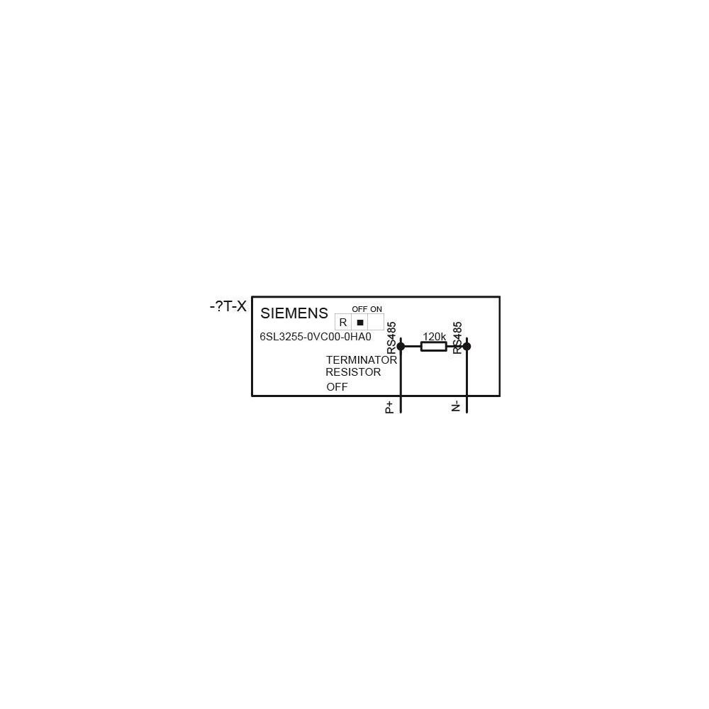 Siemens Sinamics V20 RS485 Abschlusswiderstand 50 Stück 6SL3255-0VC00-0HA0... SIEMENS-6SL32550VC000HA0 4042948665251 (Abb. 3)