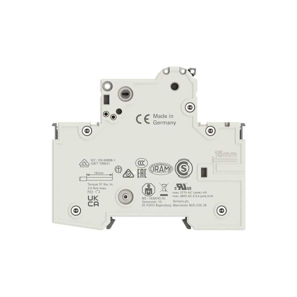 Siemens Sicherungsautomat 5SY6116-6 1-polig B 16A 6kA 70mm Einbautiefe... SIEMENS-5SY61166 4001869245898 (Abb. 5)