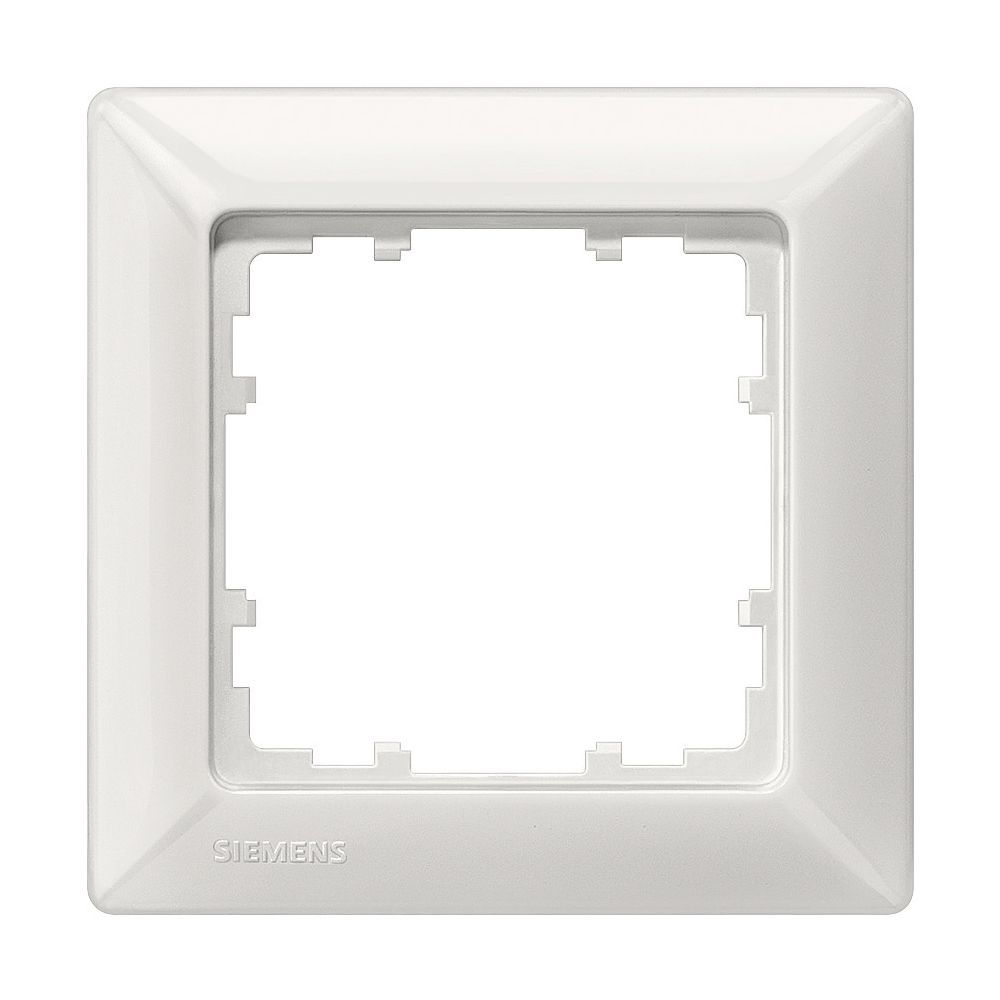 Siemens DELTA line Rahmen 1fach 80x80mm Titanweiß Kunststoff glänzend 5TG25510... SIEMENS-5TG25510 4001869270340 (Abb. 3)