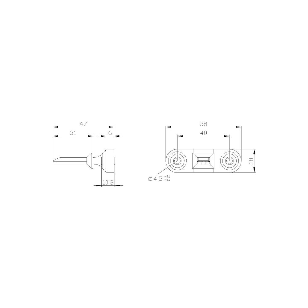 Siemens Betätiger 3SE50000AV03 mit Querbefestigung und horizontaler Befestigung... SIEMENS-3SE50000AV03 4011209691124 (Abb. 2)