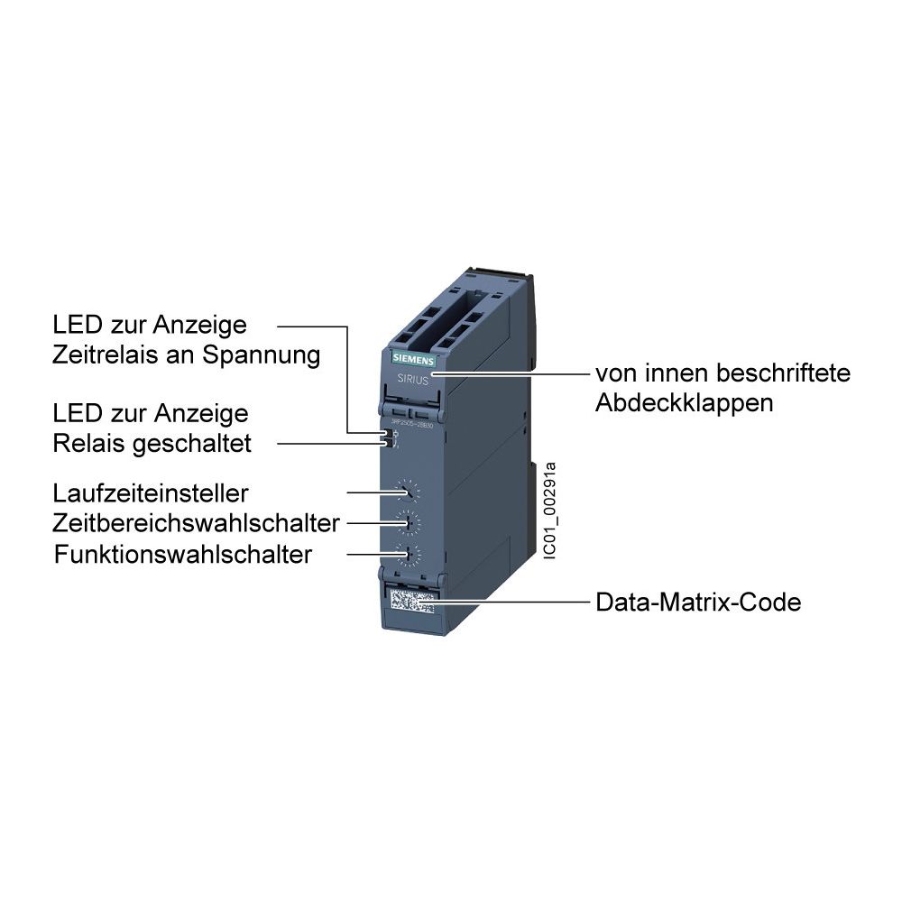 Siemens Zeitrelais SIRIUS 3RP25051BW30 Multifunktion 2 Wechsler 12-240V AC/DC Sch... SIEMENS-3RP25051BW30 4011209943513 (Abb. 8)