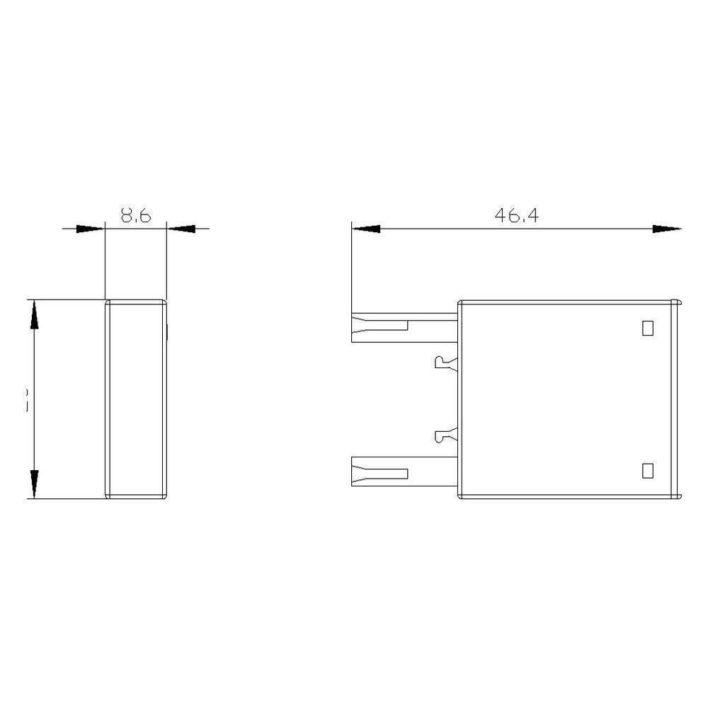 Siemens Überspannungsbegrenzer RC-Glied AC 48-127V DC 70-150V für Schütze 3RT2.1 ... SIEMENS-3RT29161CC00 4011209740013 (Abb. 3)