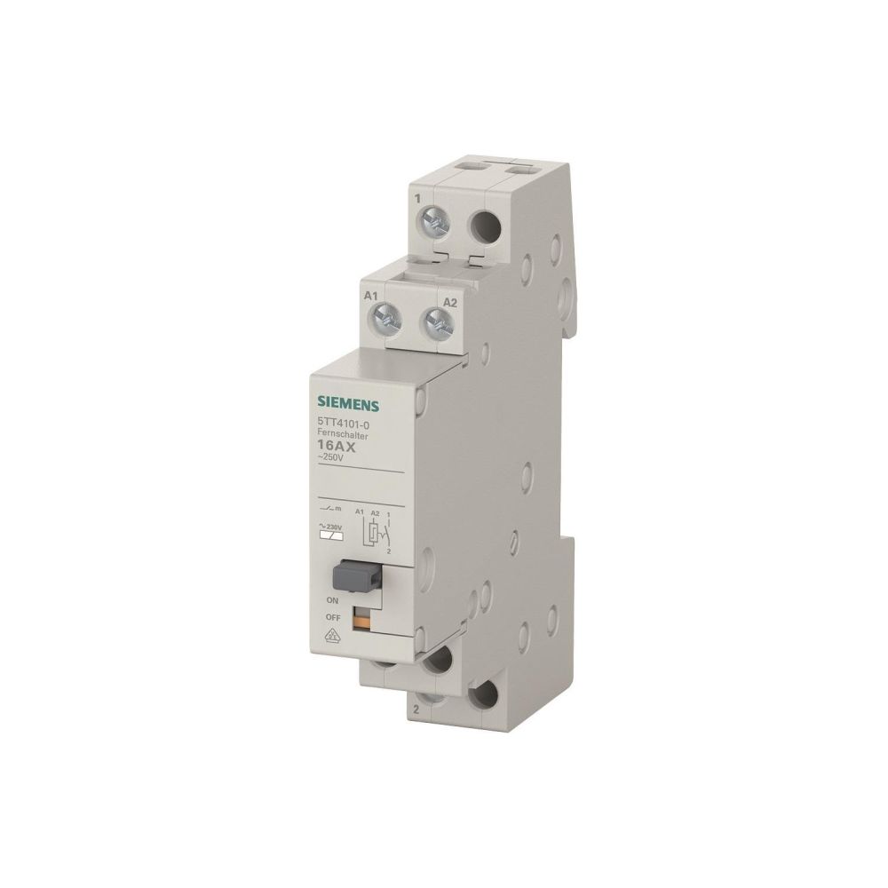 Siemens Fernschalter 5TT41010 1S 16A 230V AC 1TE DIN-Schiene mechanisch... SIEMENS-5TT41010 4001869312408 (Abb. 2)