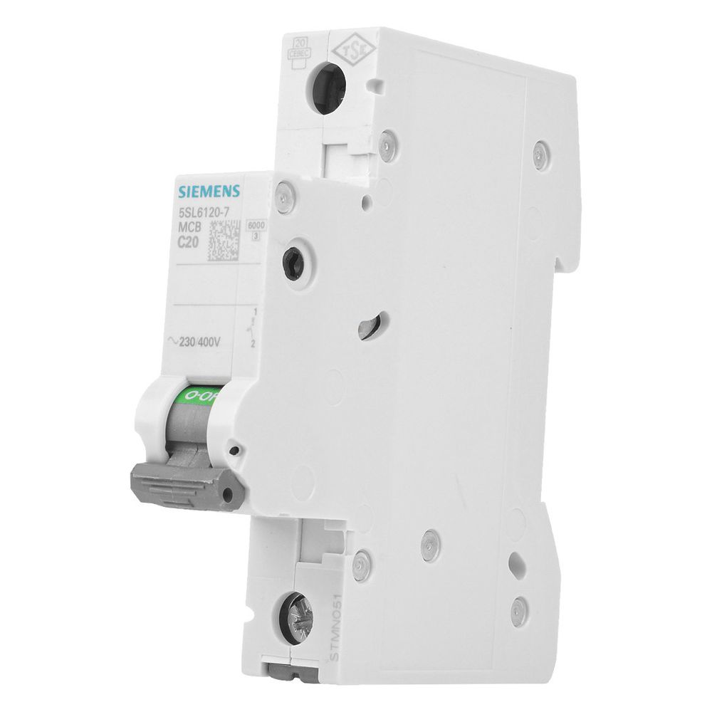Siemens Leitungsschutzschalter 5SL6120-7 1-polig C 20A 6kA 230/400V 1TE... SIEMENS-5SL61207 4001869388212 (Abb. 13)