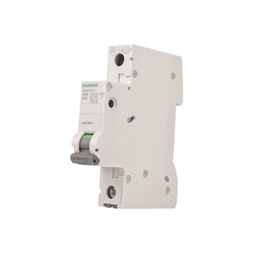 Siemens Leitungsschutzschalter 5SL6120-7 1-polig C 20A 6kA 230/400V 1TE... SIEMENS-5SL61207 4001869388212 (Abb. 6)