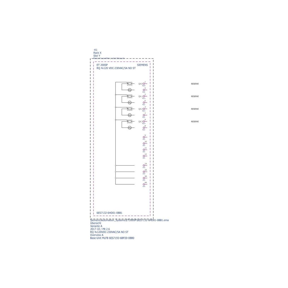 Siemens SIMATIC ET 200SP Digitalausgabemodul 4 Relais 20x73x58mm 6ES7132-6HD0... SIEMENS-6ES71326HD010BB1 4047623408727 (Abb. 3)