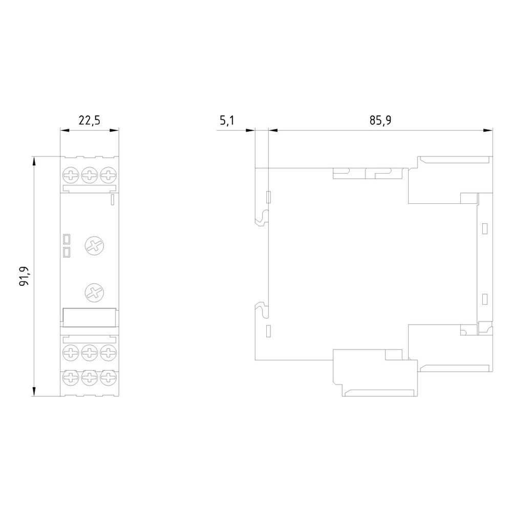 Siemens Überwachungsrelais 3UG4513-1BR20 2 Wechsler 160-690V AC Schraubanschluss ... SIEMENS-3UG45131BR20 4011209642263 (Abb. 5)