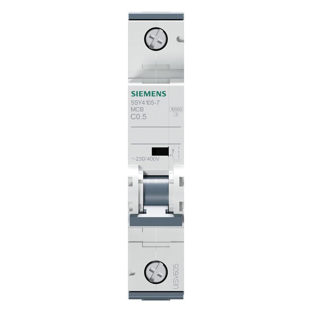Siemens Sicherungsautomat 5SY4105-7 1-polig C 0,5A 10kA 400V... SIEMENS-5SY41057 4001869181295 (Abb. 3)
