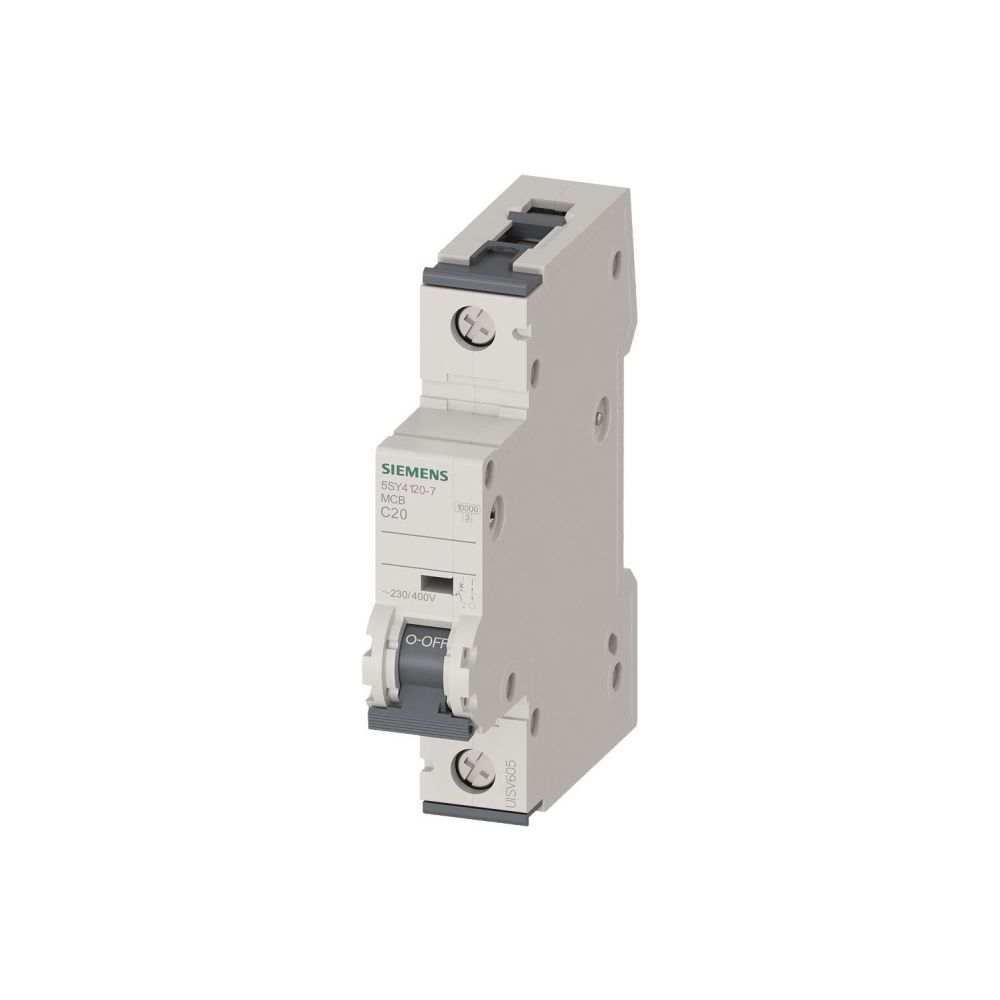 Siemens Leitungsschutzschalter 5SY4 1-polig C 20A 10kA 1TE 5SY4120-7... SIEMENS-5SY41207 4001869181400 (Abb. 2)