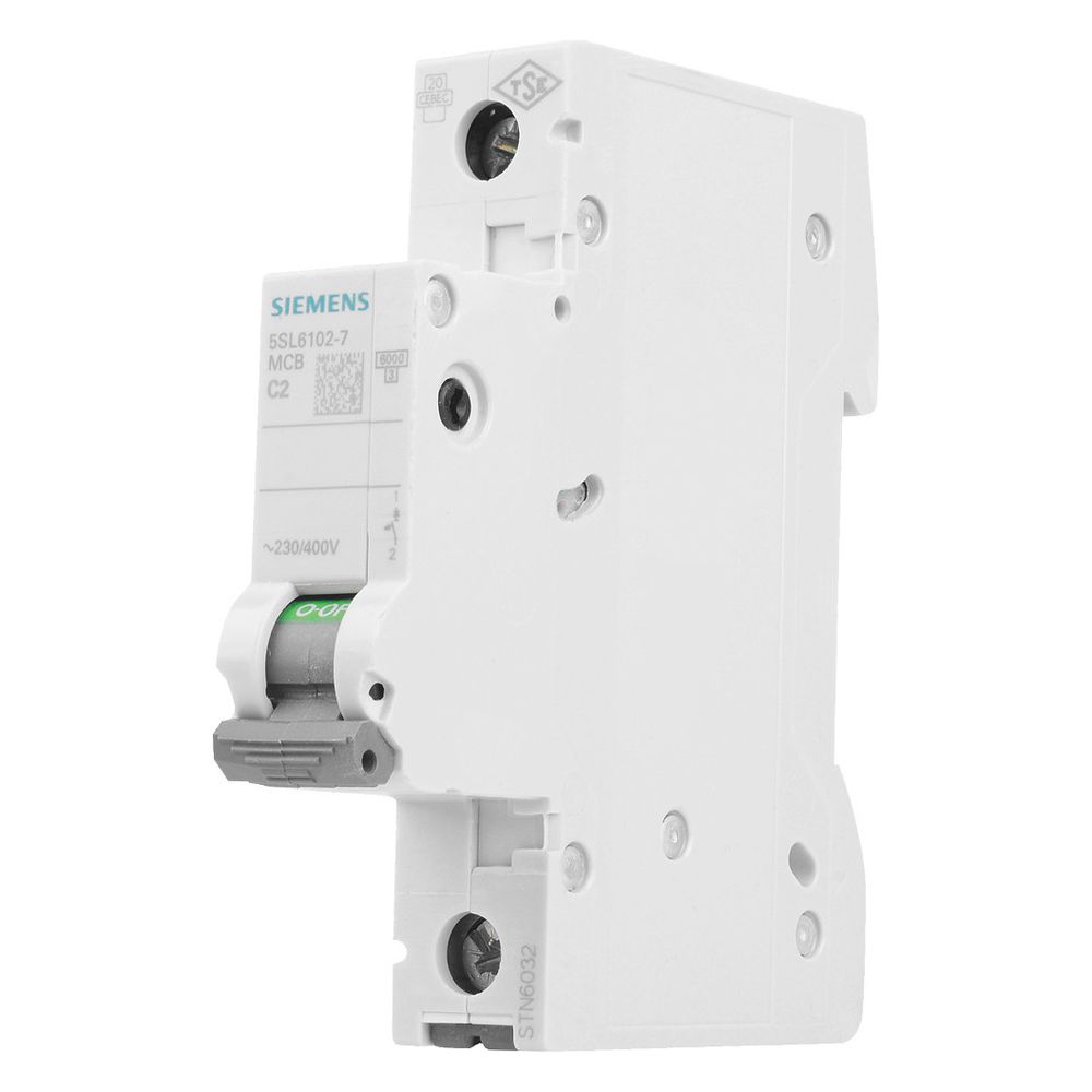 Siemens Leitungsschutzschalter SENTRON 5SL6102-7 1-polig C 2A 6kA 230/400V... SIEMENS-5SL61027 4001869388137 (Abb. 12)