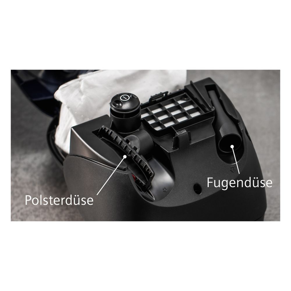 Siemens Bodenstaubsauger VS06A111 600W 4l 9m Blau mit Hygienefilter und Teleskoprohr... SIEMENS-VS06A111 4242003782002 (Abb. 12)