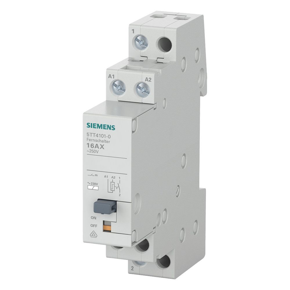 Siemens Fernschalter 5TT41010 1S 16A 230V AC 1TE DIN-Schiene mechanisch... SIEMENS-5TT41010 4001869312408 (Abb. 7)