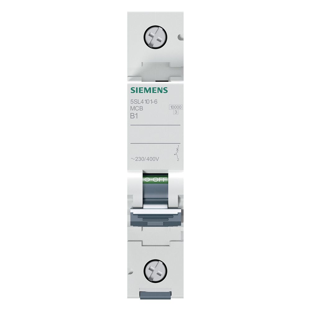 Siemens Sicherungsautomat 5SL4 1P B 1A 10kA 400V 1TE 5SL4101-6... SIEMENS-5SL41016 4001869439167 (Abb. 3)