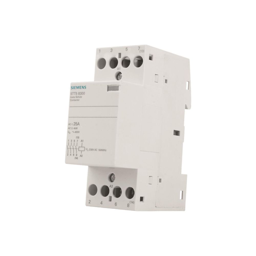 Siemens Insta Schütz 5TT58300 4 Schließer 25A 230V AC 2TE IP20 5TT5830-0... SIEMENS-5TT58300 4001869343969 (Abb. 3)