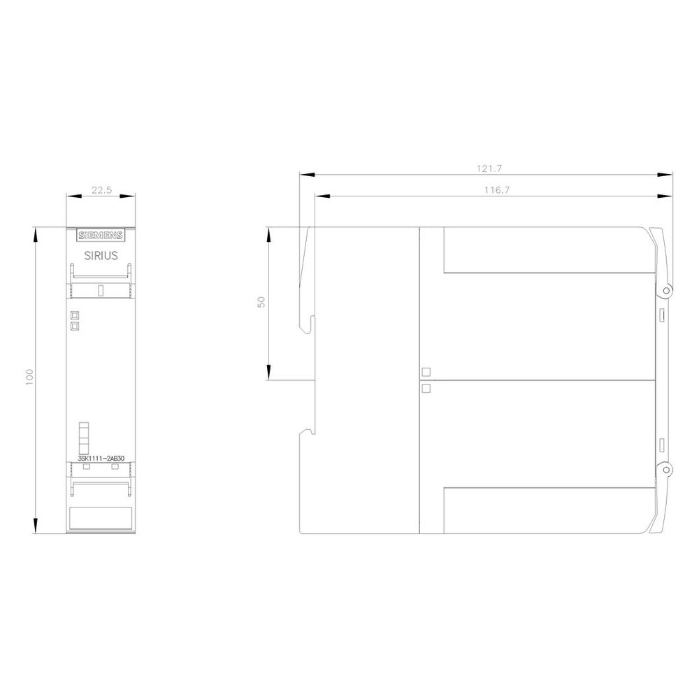 Siemens SIRIUS 3SK1111-2AB30 Sicherheitsschaltgerät Standard 3 Schließer 1 Öffner... SIEMENS-3SK11112AB30 4011209913523 (Abb. 9)