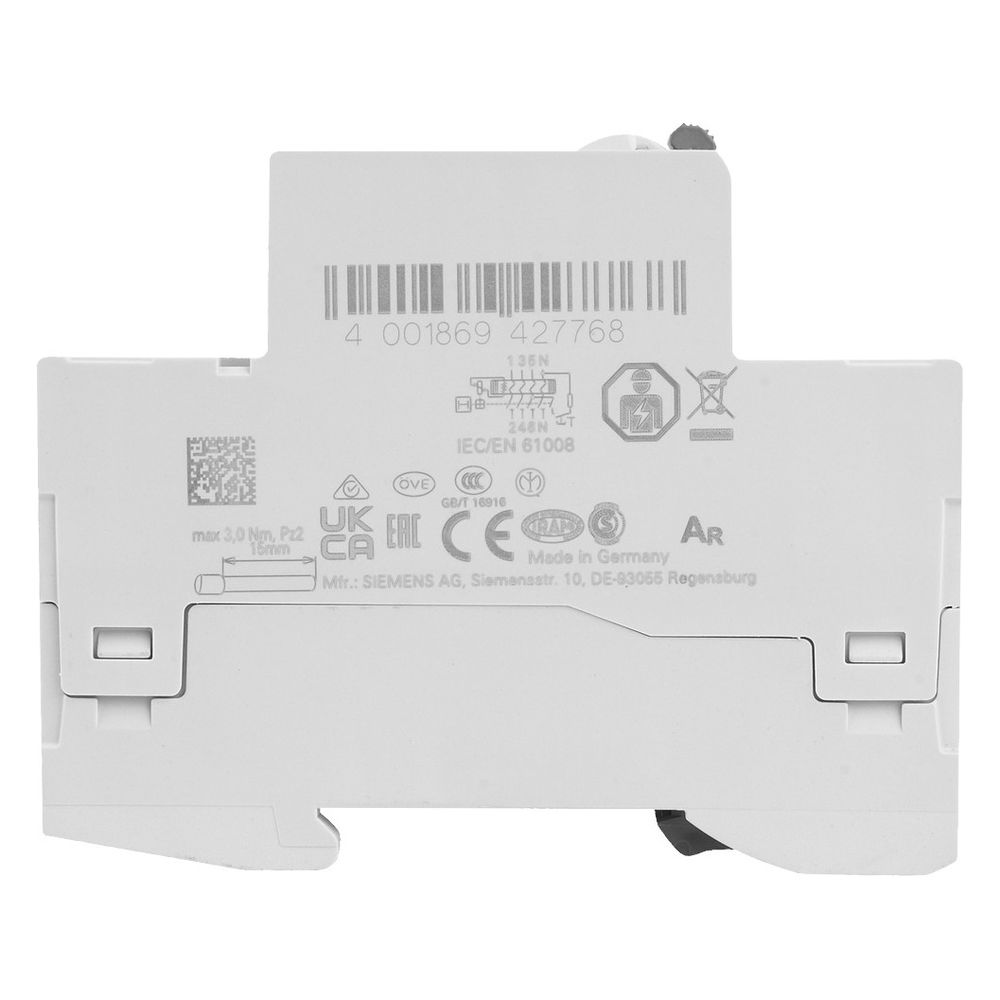 Siemens FI-Schutzschalter 5SV3 4-polig 25A 30mA Typ A 400V 4TE 5SV3342-6... SIEMENS-5SV33426 4001869427768 (Abb. 14)