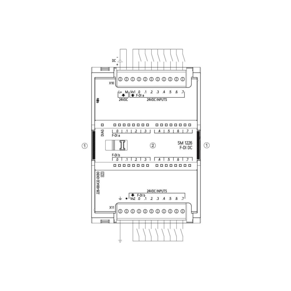Siemens SIMATIC S7-1200 Digitaleingabemodul SM 1226 16 Eingänge 24V DC 70x100... SIEMENS-6ES72266BA320XB0 4025515082897 (Abb. 3)