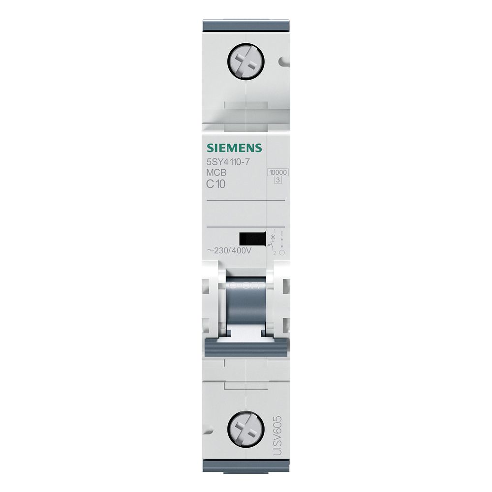 Siemens Leitungsschutzschalter 5SY4110-7 1-polig C 10A 10kA 70mm... SIEMENS-5SY41107 4001869181370 (Abb. 11)