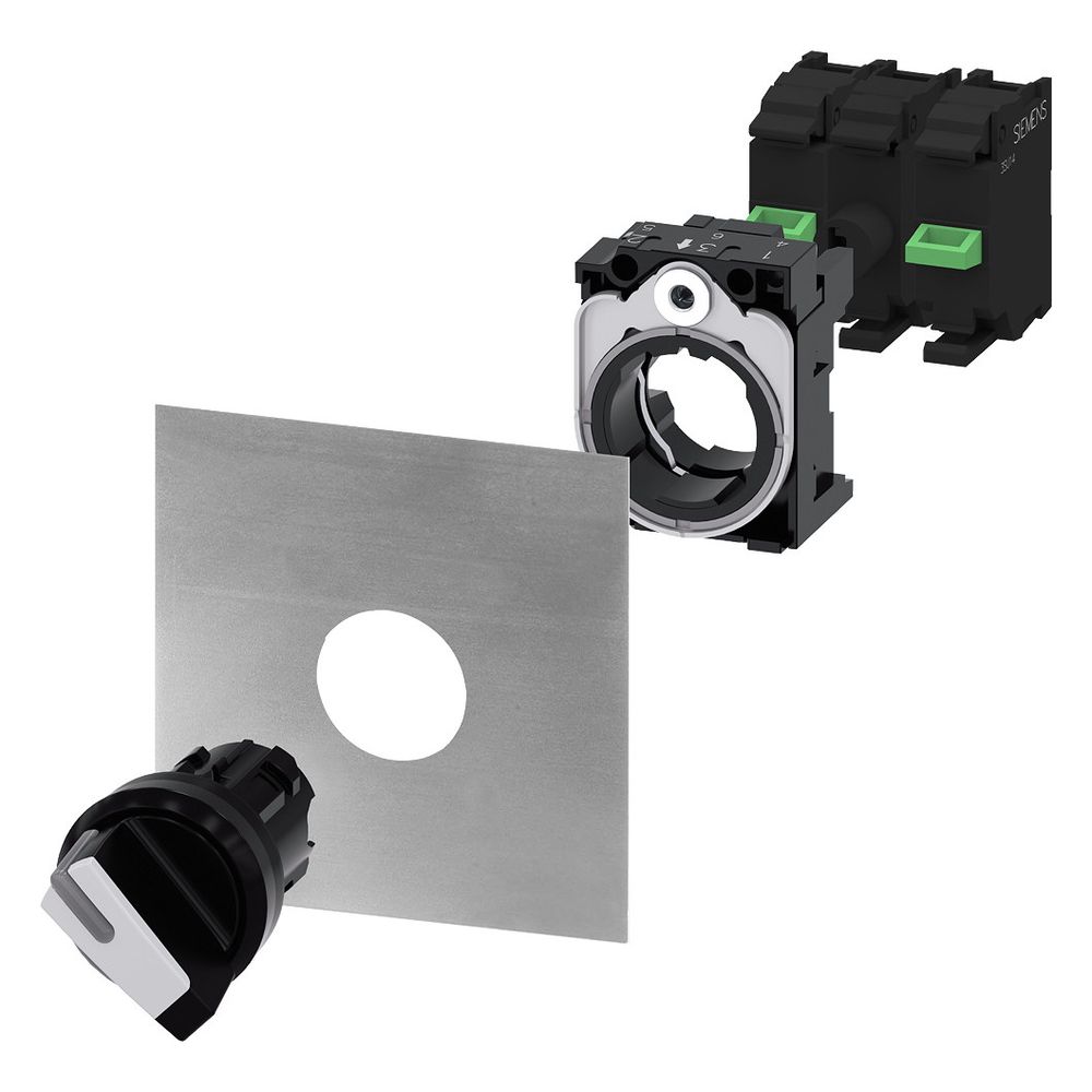 Siemens Knebelschalter 3SU1002-2BM60-0AA0 beleuchtbar 3 Schaltstellungen 22,3... SIEMENS-3SU10022BM600AA0 4011209955424 (Abb. 7)