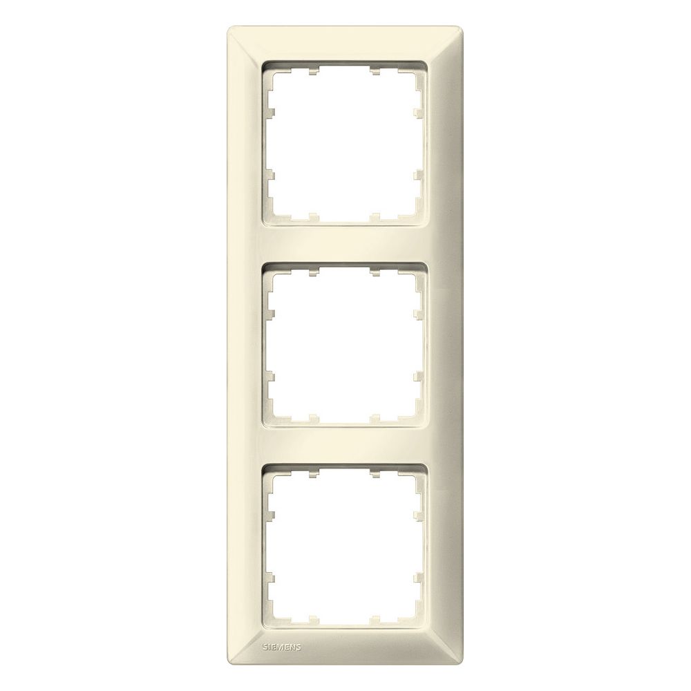 Siemens Rahmen 3fach elektroweiß 222x80mm für waagerechte und senkrechte Anordnung 5... SIEMENS-5TG2583-0 4001869308722 (Abb. 2)