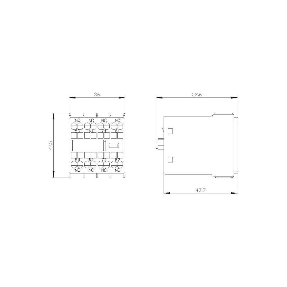 Siemens Hilfsschalterblock 3RH29112GA13 1S+3Ö Federzuganschluss S00... SIEMENS-3RH29112GA13 4011209829497 (Abb. 3)