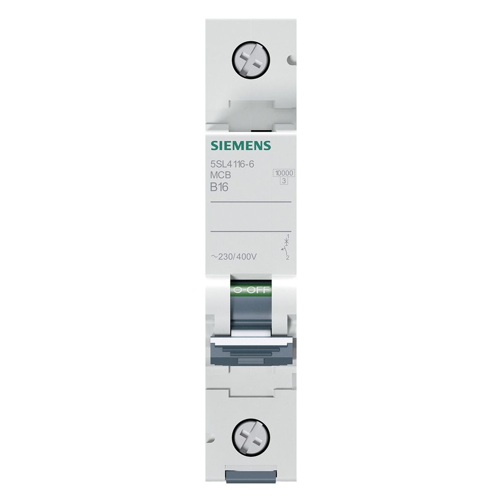 Siemens Leitungsschutzschalter 5SL4 1-polig B 16A 10kA 1TE 5SL41166... SIEMENS-5SL41166 4001869439242 (Abb. 8)