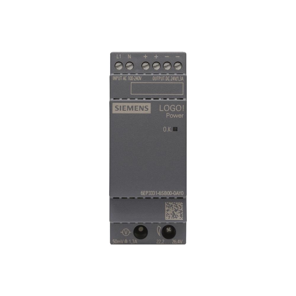 Siemens LOGO!Power Stromversorgung 24V 1,3A 31,2W IP20 90x36x53mm 6EP3331-6SB... SIEMENS-6EP33316SB000AY0 4025515154846 (Abb. 3)