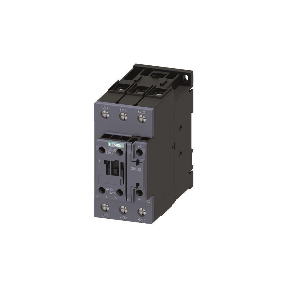 Siemens Schütz 3RT2035-1NB30 18,5kW 400V 1S+1Ö AC/DC Schraubanschluss 114x55x130m... SIEMENS-3RT20351NB30 4011209939400 (Abb. 2)