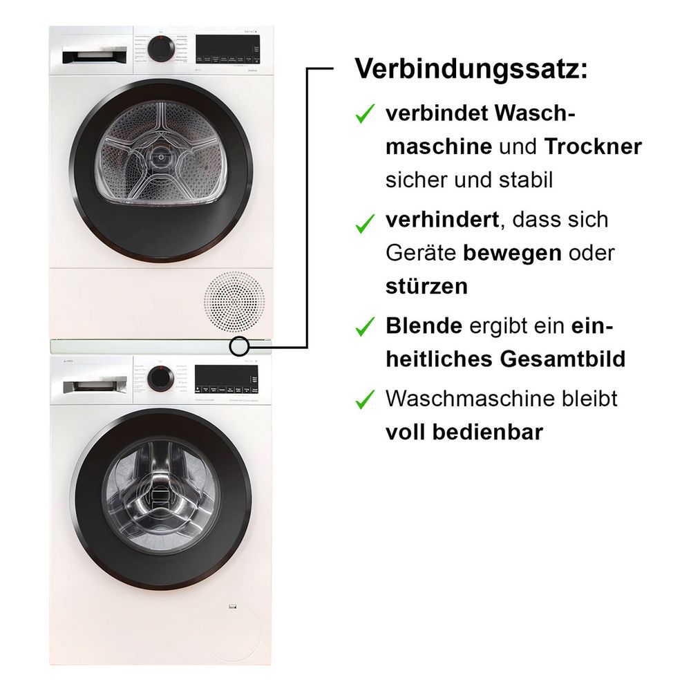 Siemens Verbindungssatz WZ11410 für Trockner Rahmen T24 55x59,5cm... SIEMENS-WZ11410 4242003641866 (Abb. 3)