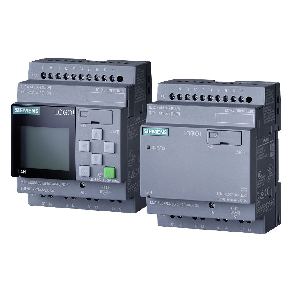Siemens LOGO! 24 CEo Logikmodul 8DE/4DA 24V DC Ethernet 90x71,5x58mm 6ED1052-... SIEMENS-6ED10522CC080BA2 4034106034504 (Abb. 5)