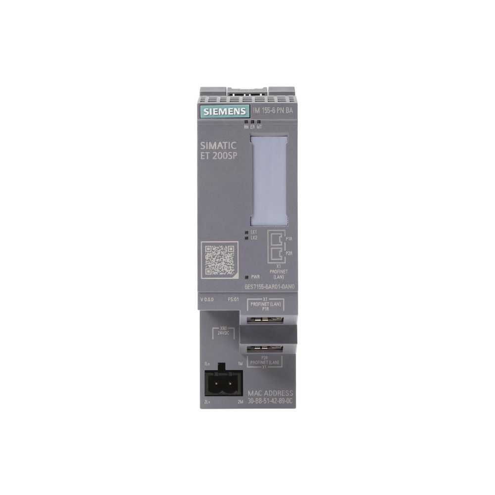 Siemens SIMATIC ET 200SP IM 155-6 PN BA Schnittstellenmodul mit Servermodul 1... SIEMENS-6ES71556AR010AN0 4047623416012 (Abb. 2)