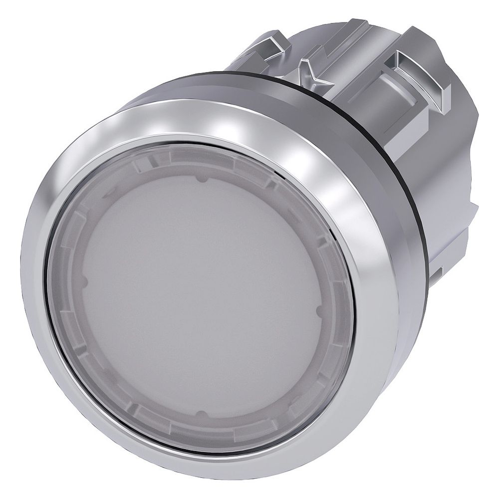 Siemens SIRIUS ACT Leuchtdrucktaster flach tastend 22,3mm Metall weiß 3SU1051... SIEMENS-3SU10510AB600AA0 4011209965720 (Abb. 3)