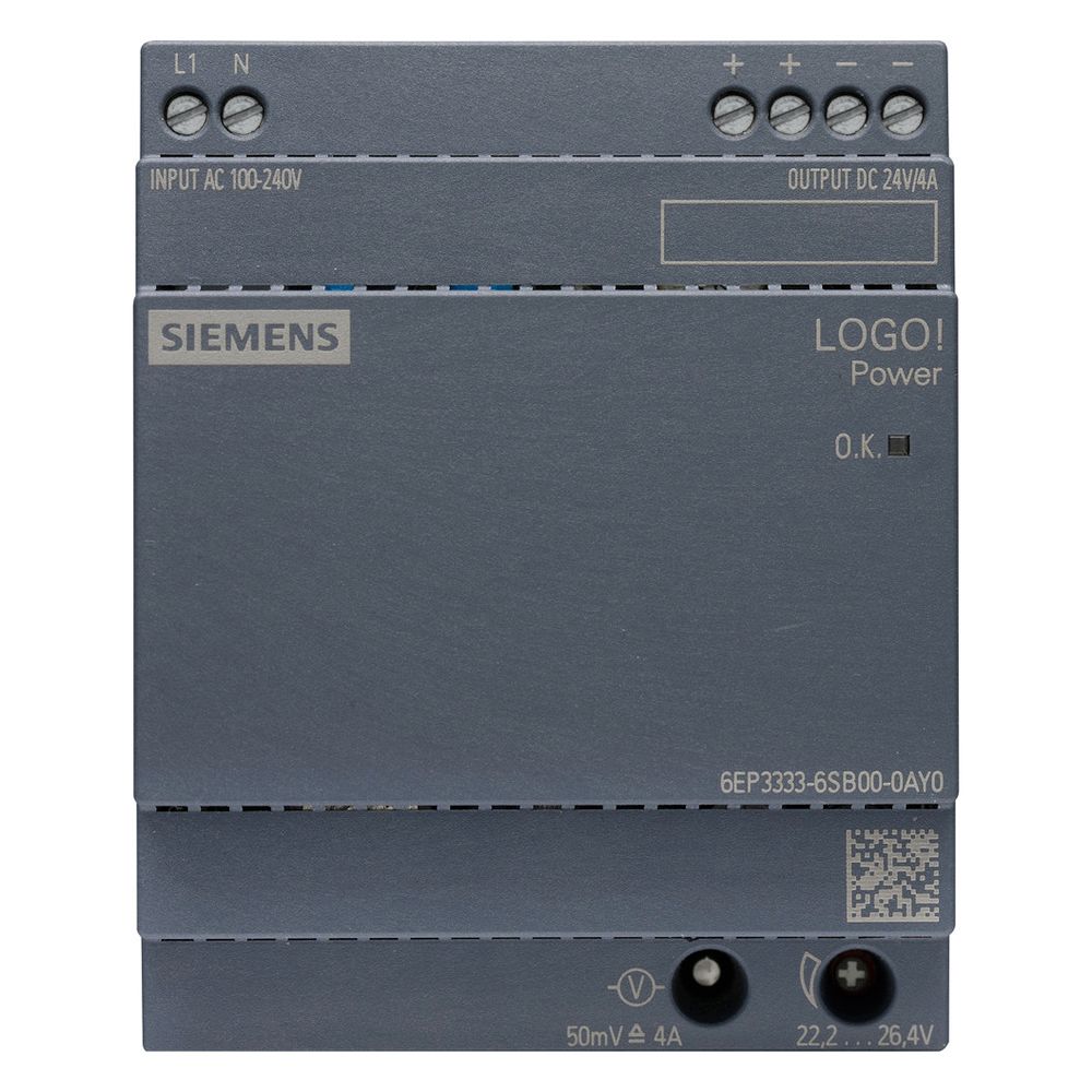 Siemens Stromversorgung LOGO!POWER 6EP3333-6SB00-0AY0, 24 V, 4 A, 96 W, 90x72... SIEMENS-6EP33336SB000AY0 4025515154860 (Abb. 8)