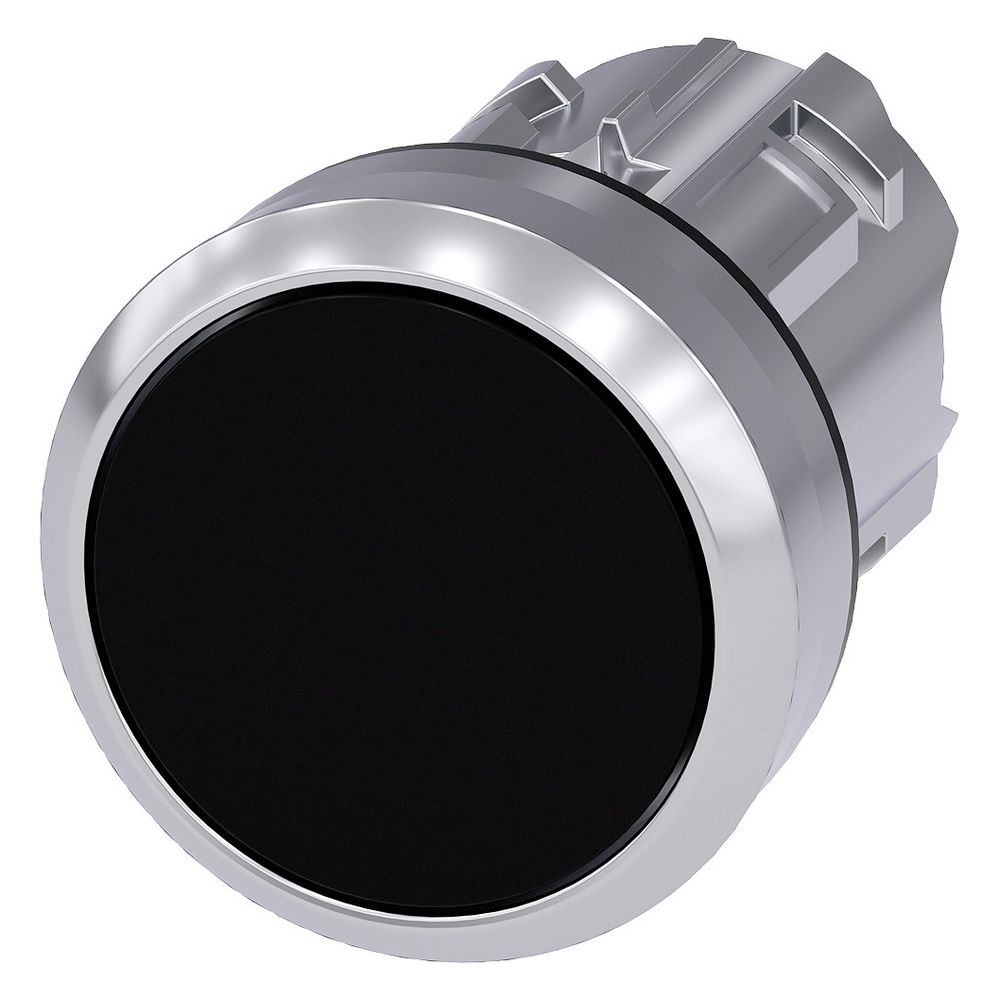 Siemens Drucktaster flach rund 22,3mm schwarz Metall-Frontring tastend 3SU105... SIEMENS-3SU10500AB100AA0 4011209955219 (Abb. 4)