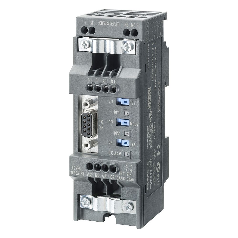 Siemens SIMATIC DP RS485 Repeater mit Potentialtrennung 128x45x59,3mm IP20 20... SIEMENS-6ES79720AA020XA0 4025515079620 (Abb. 4)