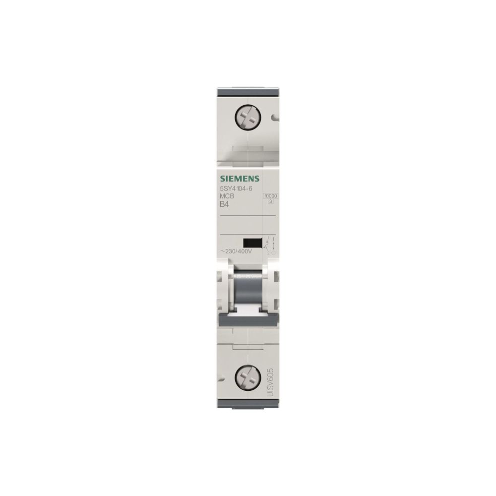 Siemens Leitungsschutzschalter 5SY4104-6 1-polig B 4A 10kA 230/400V... SIEMENS-5SY41046 4001869468648 (Abb. 4)