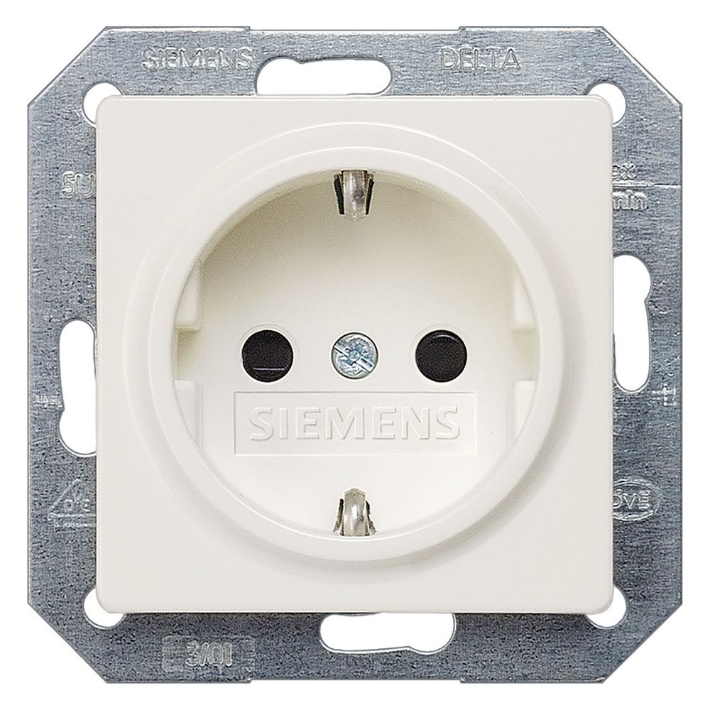 Siemens SCHUKO-Steckdose DELTA i-system mit erhöhtem Berührungsschutz 16A 250V 70x70x4... SIEMENS-5UB1518 4001869051611 (Abb. 4)