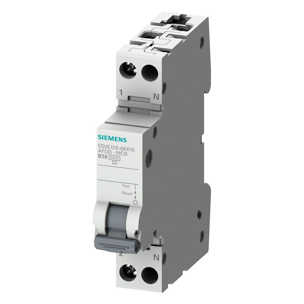 Siemens Brandschutzschalter AFDD+LS B16 2pol 230V 1TE 6kA 5SV6016-6KK16... SIEMENS-5SV60166KK16 4001869564999 (Abb. 5)