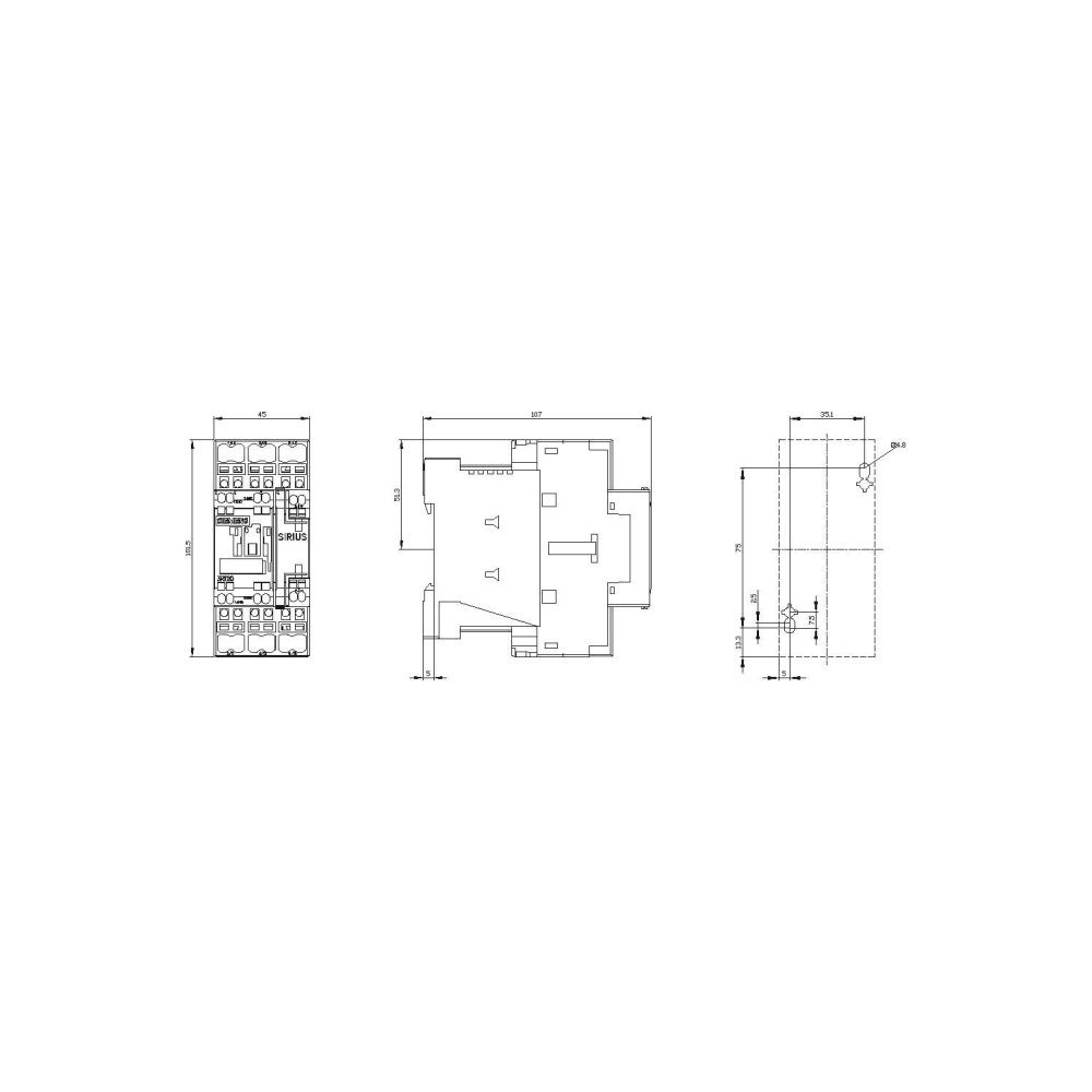 Siemens SIRIUS Leistungsschütz 3RT2026-2BB40 11kW 24V DC 1S+1Ö Federzuganschluss ... SIEMENS-3RT20262BB40 4011209790186 (Abb. 2)