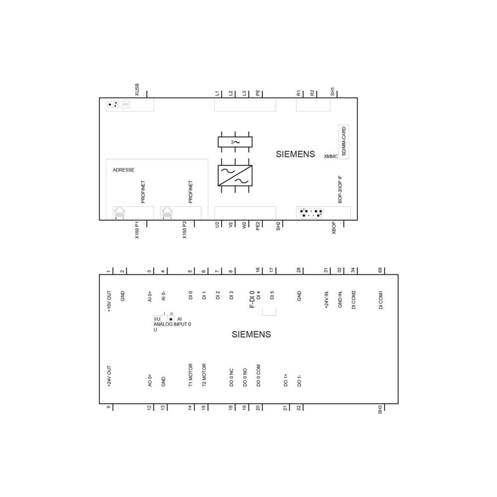 Siemens Frequenzumrichter SINAMICS G120C 7,5kW 3AC 380-480V mit Bremschopper ... SIEMENS-6SL32101KE217AF1 4042948663851 (Abb. 3)