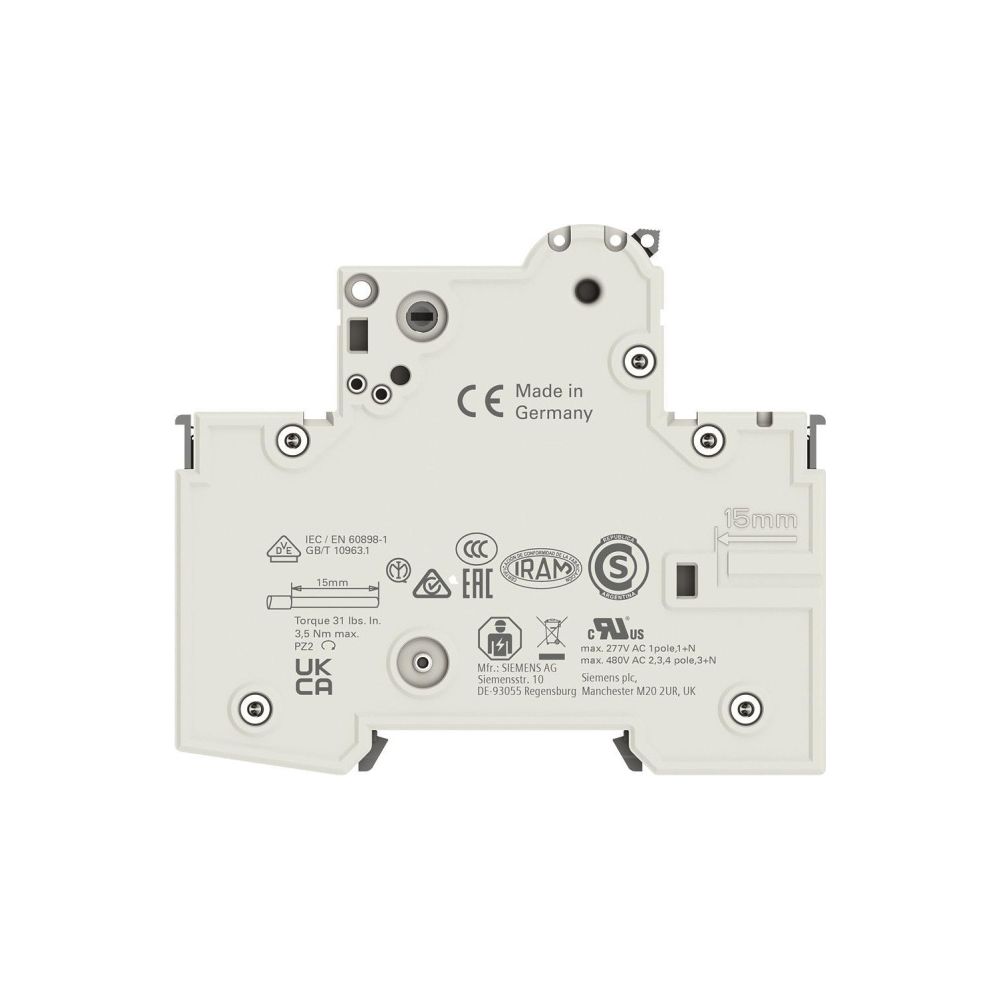 Siemens Sicherungsautomat 5SY6116-7 1-polig C 16A 6kA 230/400V IP20... SIEMENS-5SY61167 4001869246079 (Abb. 5)
