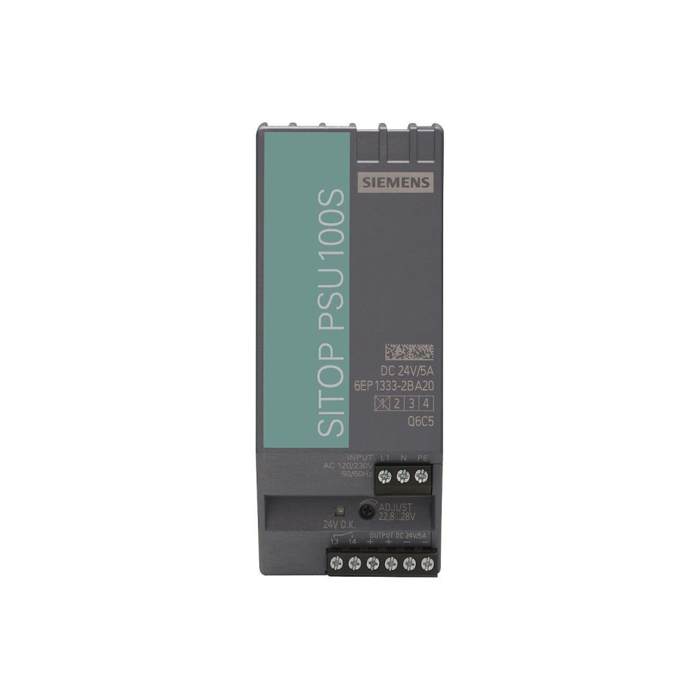 Siemens SITOP PSU100S Stromversorgung 24V 5A 144W IP20 125x50x120mm Schraubanschl... SIEMENS-6EP13332BA20 4025515153481 (Abb. 2)
