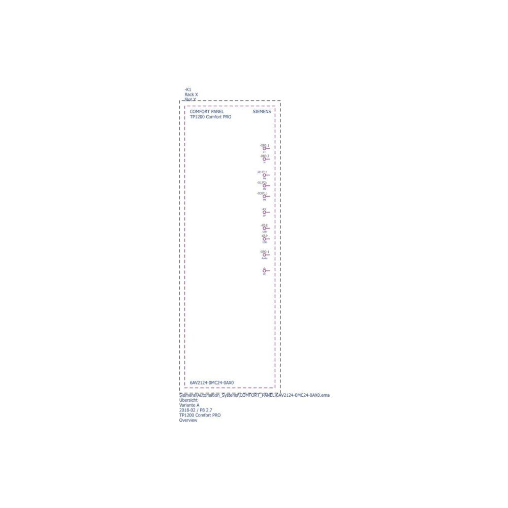 Siemens SIMATIC HMI TP1200 Comfort Pro 12,1" TFT Display 1280x800px IP65 6AV2... SIEMENS-6AV21240MC240AX0 4047623409014 (Abb. 3)