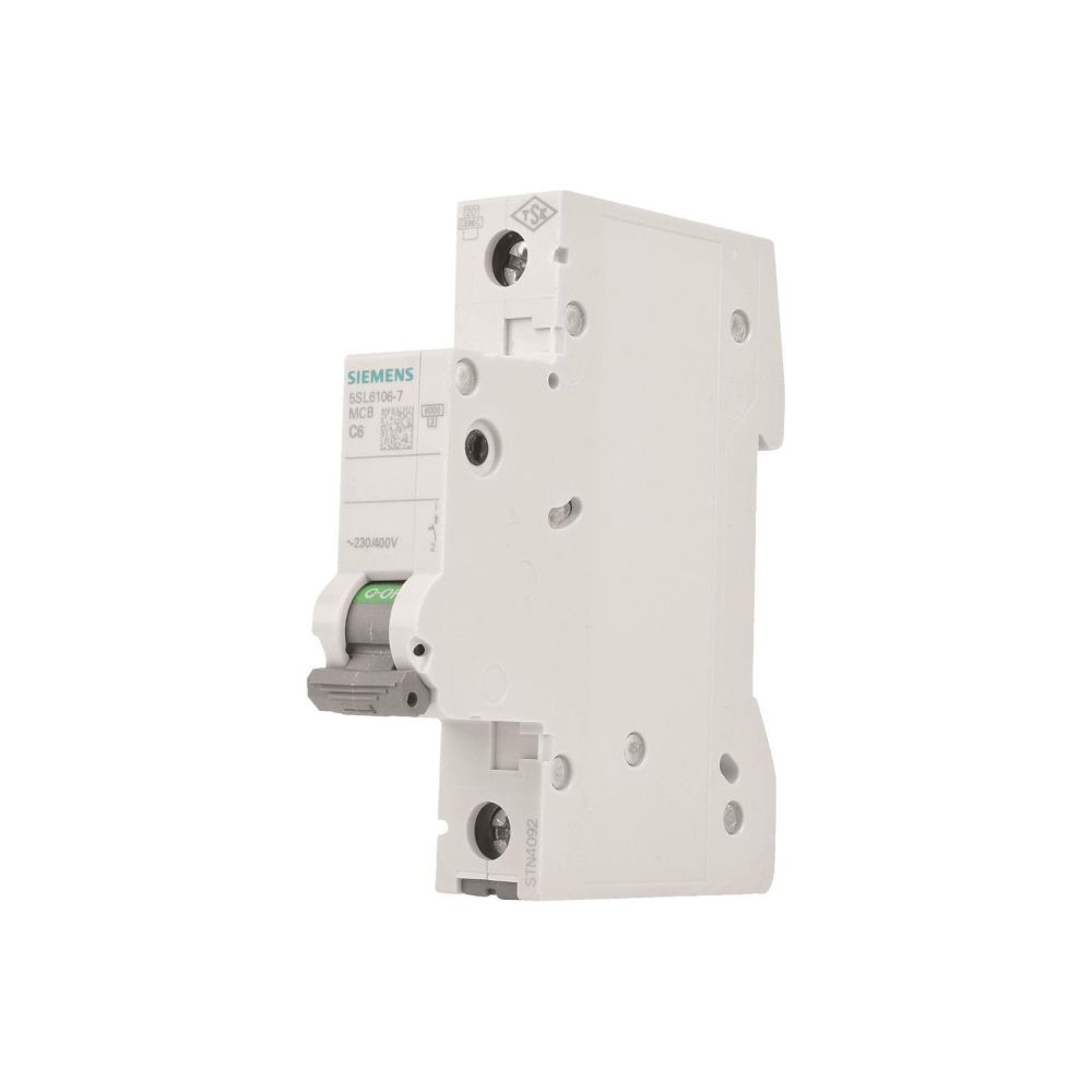Siemens Sicherungsautomat 5SL6106-7 C 6A 1-polig 6kA 230/400V IP20... SIEMENS-5SL61067 4001869388168 (Abb. 5)