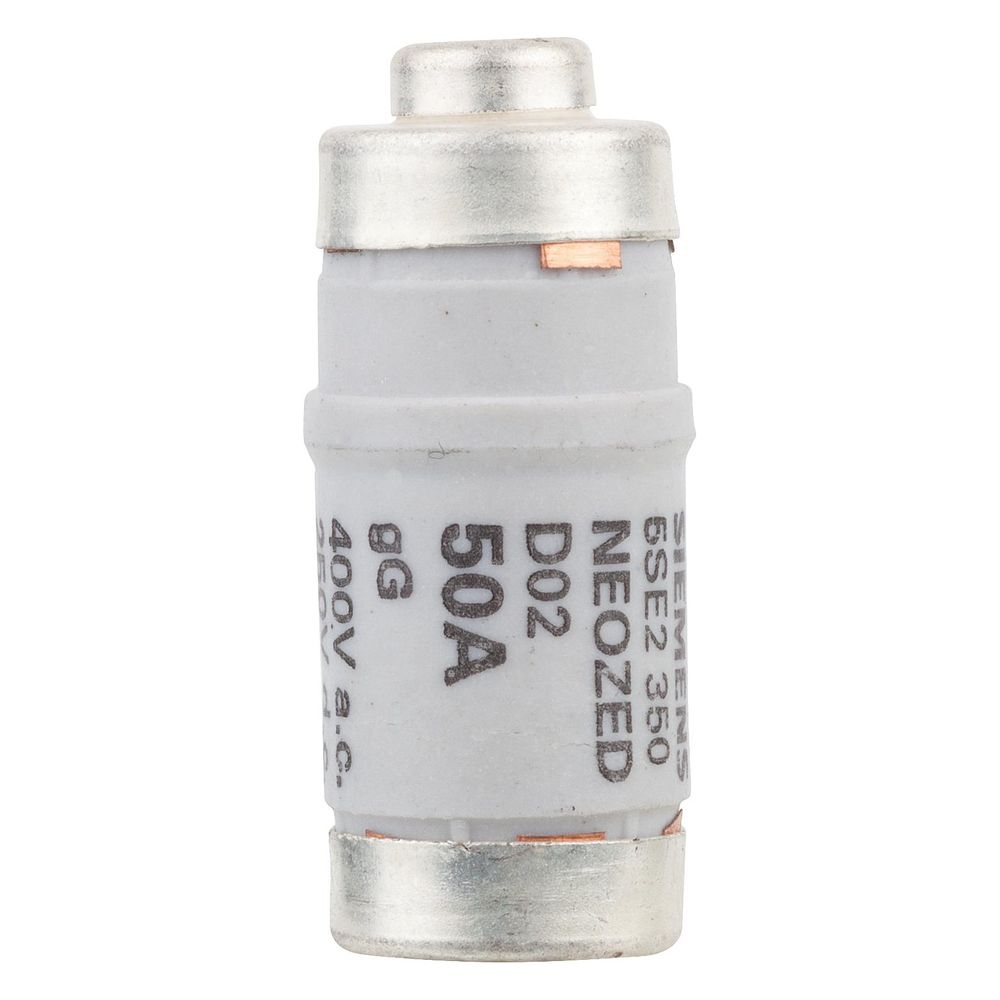 Siemens Neozed Sicherungseinsatz D02 50A gG 400V weiß 5SE2350... SIEMENS-5SE2350 5997501300492 (Abb. 2)