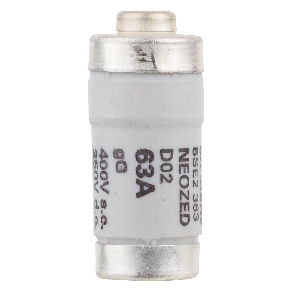 Siemens Neozed Sicherungseinsatz D02 63A 400V gG Kupfer 5SE2363... SIEMENS-5SE2363 4021267016944 (Abb. 2)
